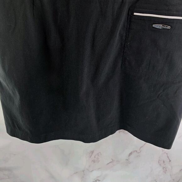 Jamie Sadock Skort Womens 14 Large Black Skort Stretch Mini Short Skinnylicious - Picture 7 of 11